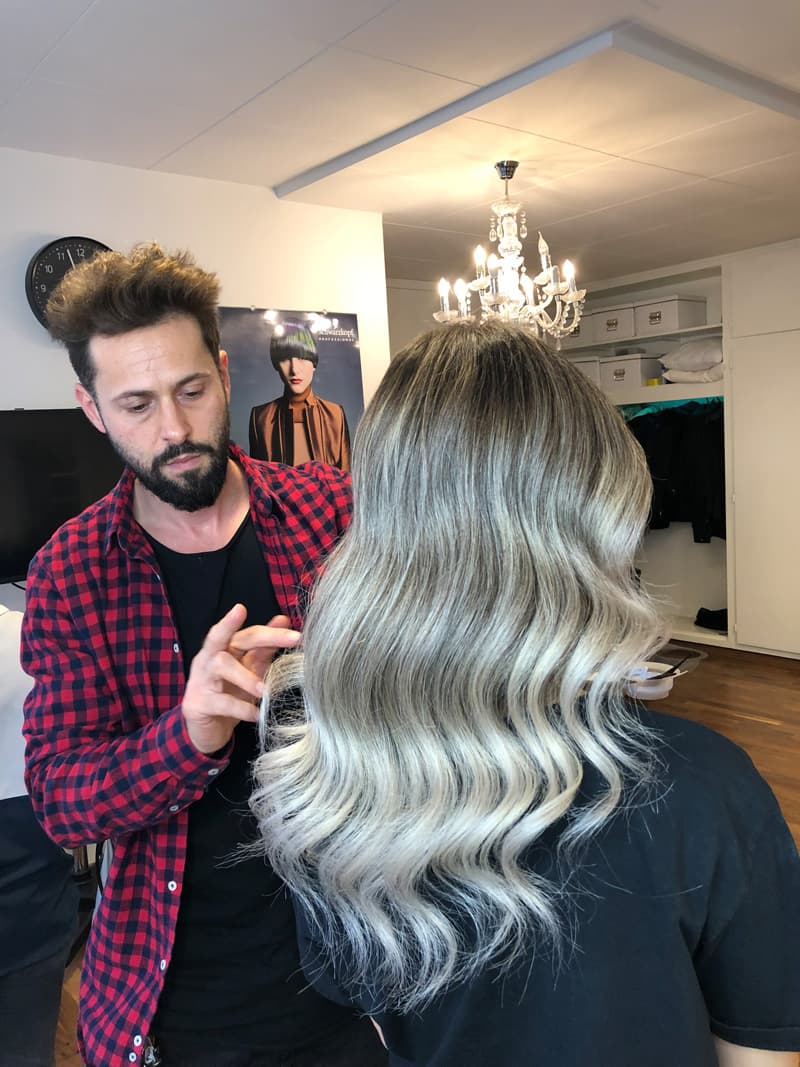 Warme Coloration Ergebnis - Bester Coiffeur Basel